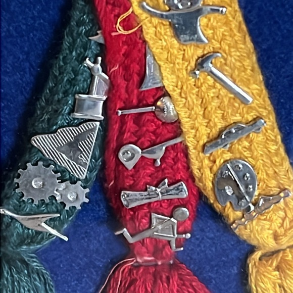 70s Vintage framed Boyscout Webelos patches badges pins merits - Picture 12 of 13